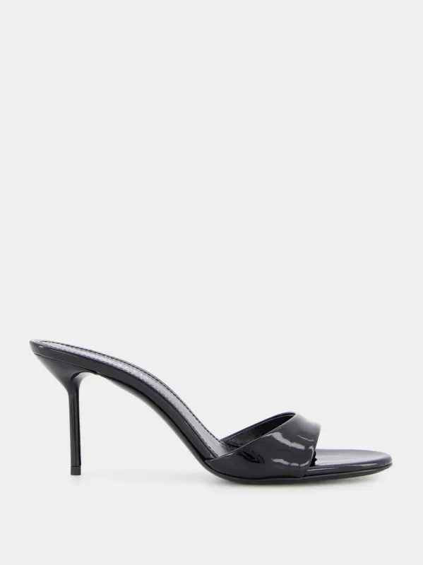 Lidia 70mm Black Patent Leather Mules sold by Fashion Clinic