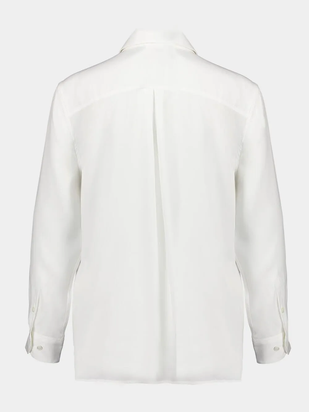 Ametista White Alyssum Silk Shirt sold by Fashion Clinic product image thumbnail 2