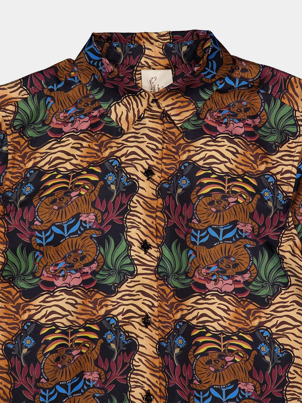 Ametista Dreamframe Print Printed Silk Twill Shirt sold by Fashion Clinic product image thumbnail 5