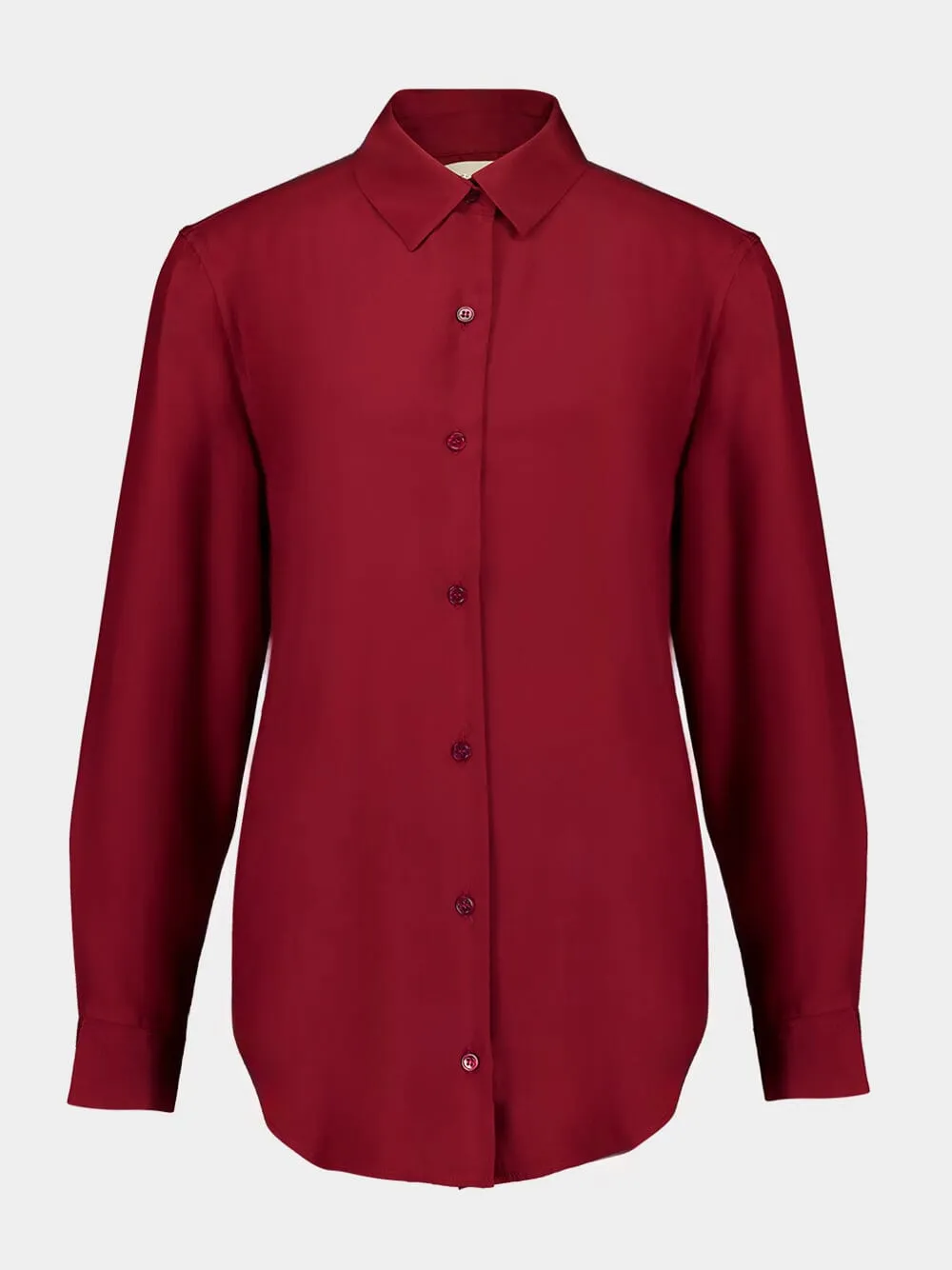 Ametista Cabernet Silk Shirt sold by Fashion Clinic