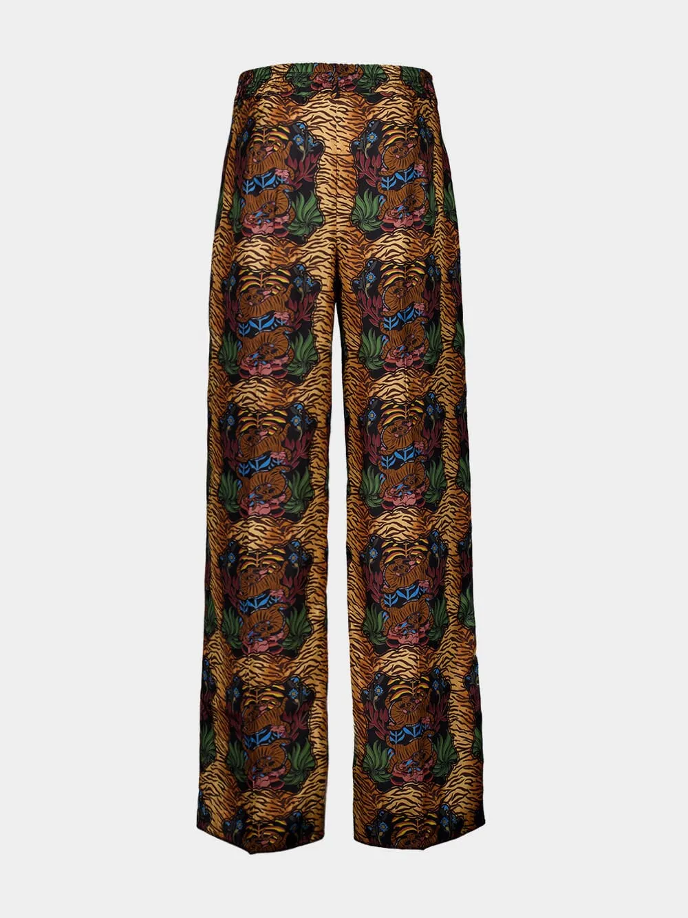 Sonia Dreamframe Print Printed Silk Twill Pants sold by Fashion Clinic product image thumbnail 4