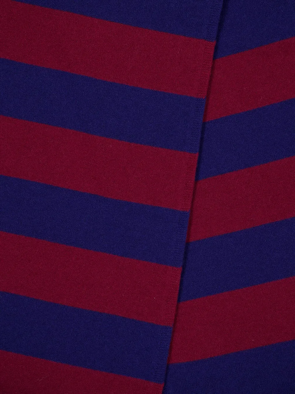 Lucca Cabernet and Blue Stripes Knitted Scarf sold by Fashion Clinic product image thumbnail 3