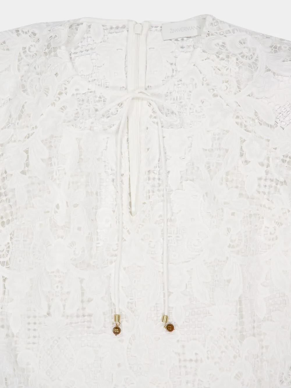 Ivory Coco Lace Midi Dress sold by Fashion Clinic product image thumbnail 3