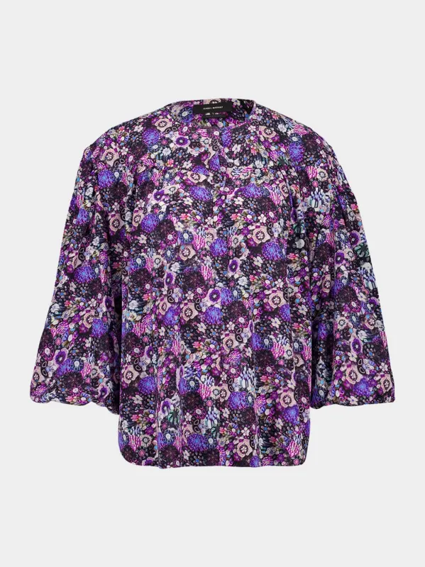 Zara Floral Blouse sold by Fashion Clinic