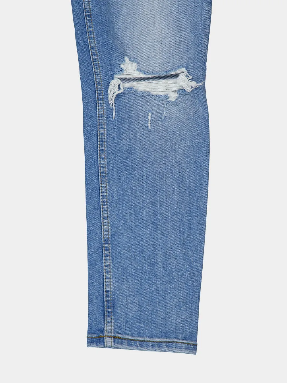 Distressed Light-Wash Jeans sold by Fashion Clinic product image thumbnail 5