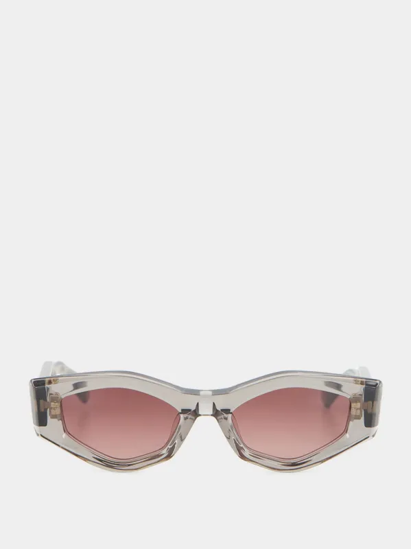 V-Tre Grey Sunglasses made by Valentino Garavani