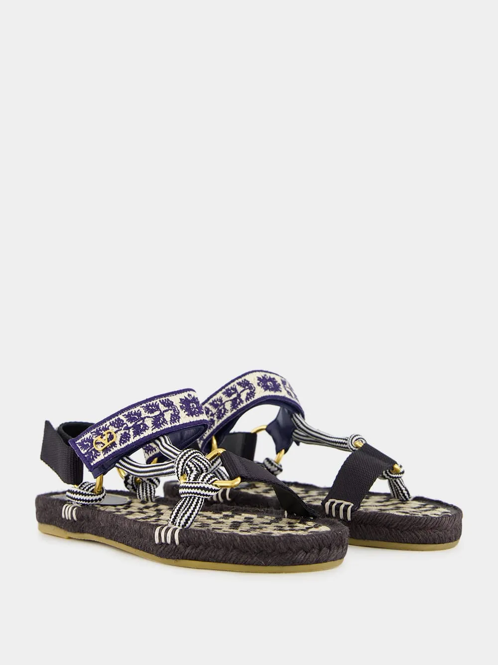 Black Lake Powell Sandal with Grape Embroidery sold by Fashion Clinic product image thumbnail 4
