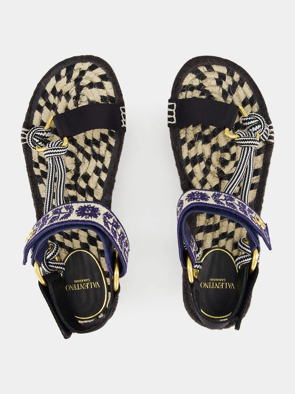 Black Lake Powell Sandal with Grape Embroidery sold by Fashion Clinic product image thumbnail 5