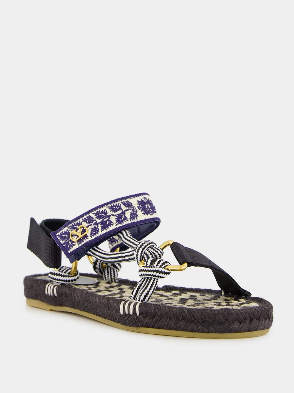 Black Lake Powell Sandal with Grape Embroidery sold by Fashion Clinic product image thumbnail 3