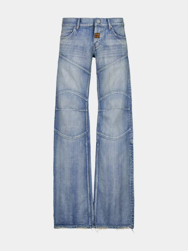 Low-Waist Wide-Leg Jeans 90's Finish sold by Fashion Clinic