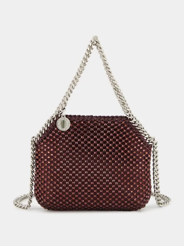 Raisin Falabella Tiny Crystal Tote sold by Fashion Clinic
