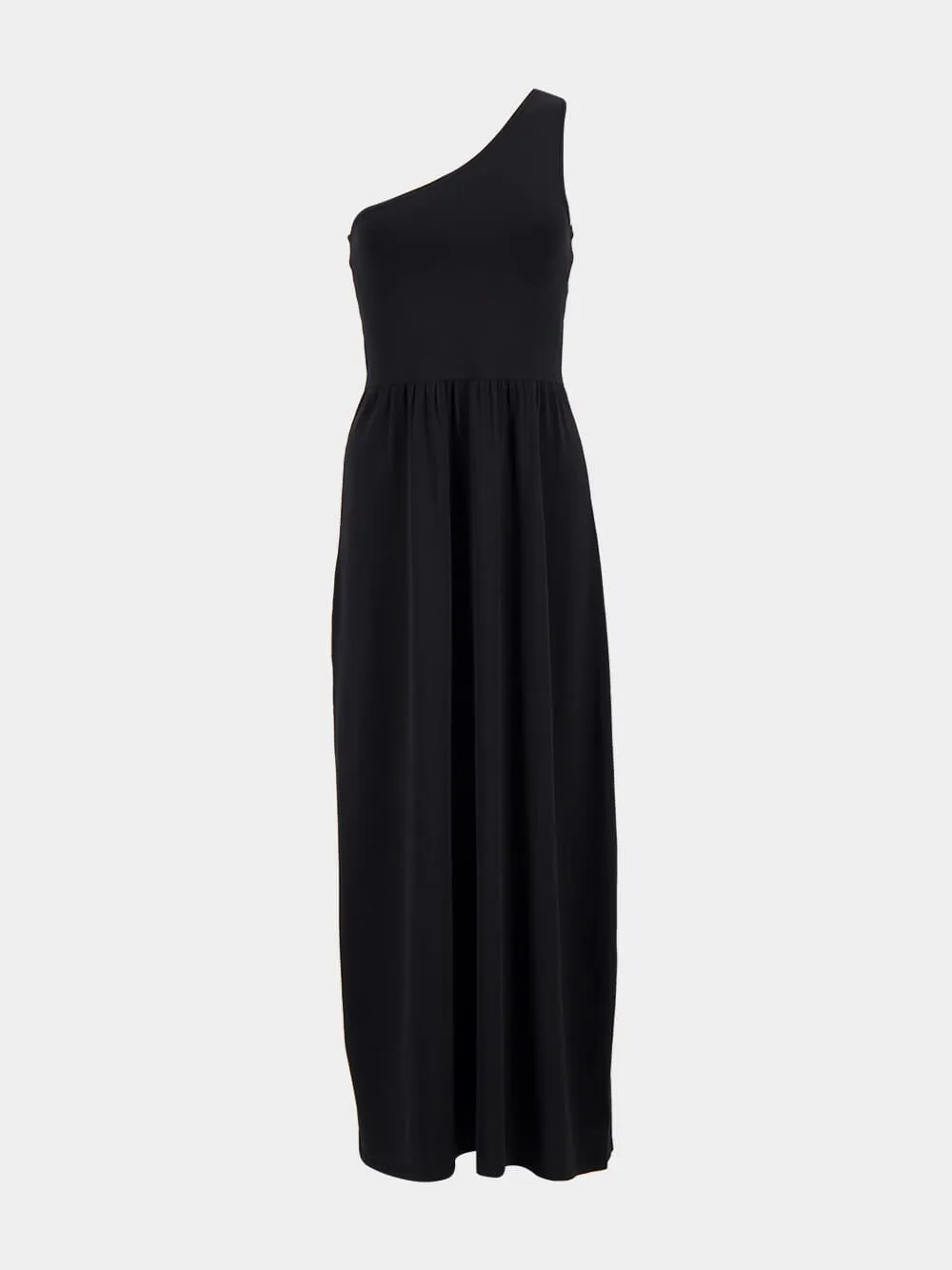 Black Asymmetric Knit Dress sold by Fashion Clinic product image thumbnail 2