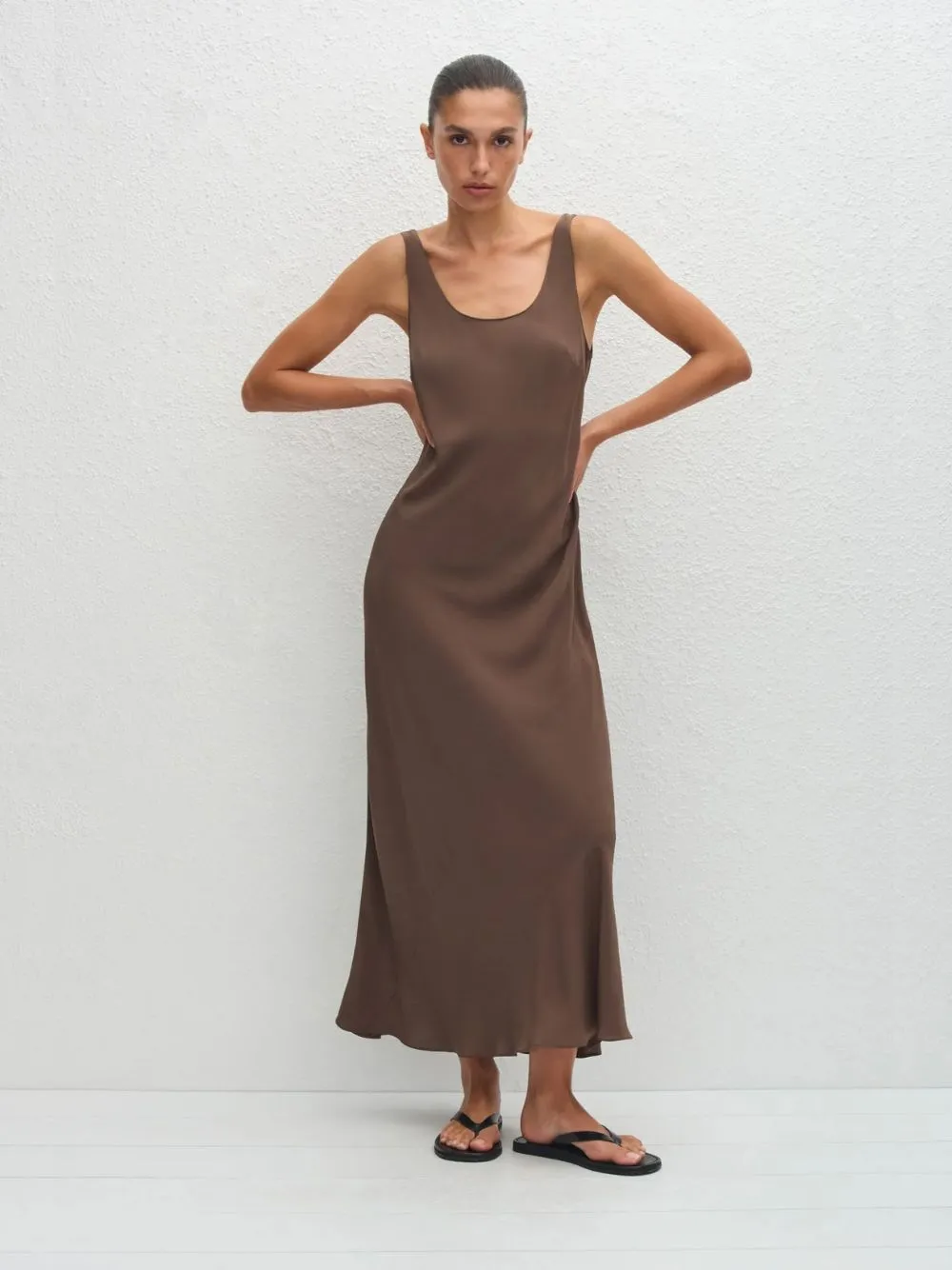 Truffle Bias Tank Dress sold by Fashion Clinic product image thumbnail 2