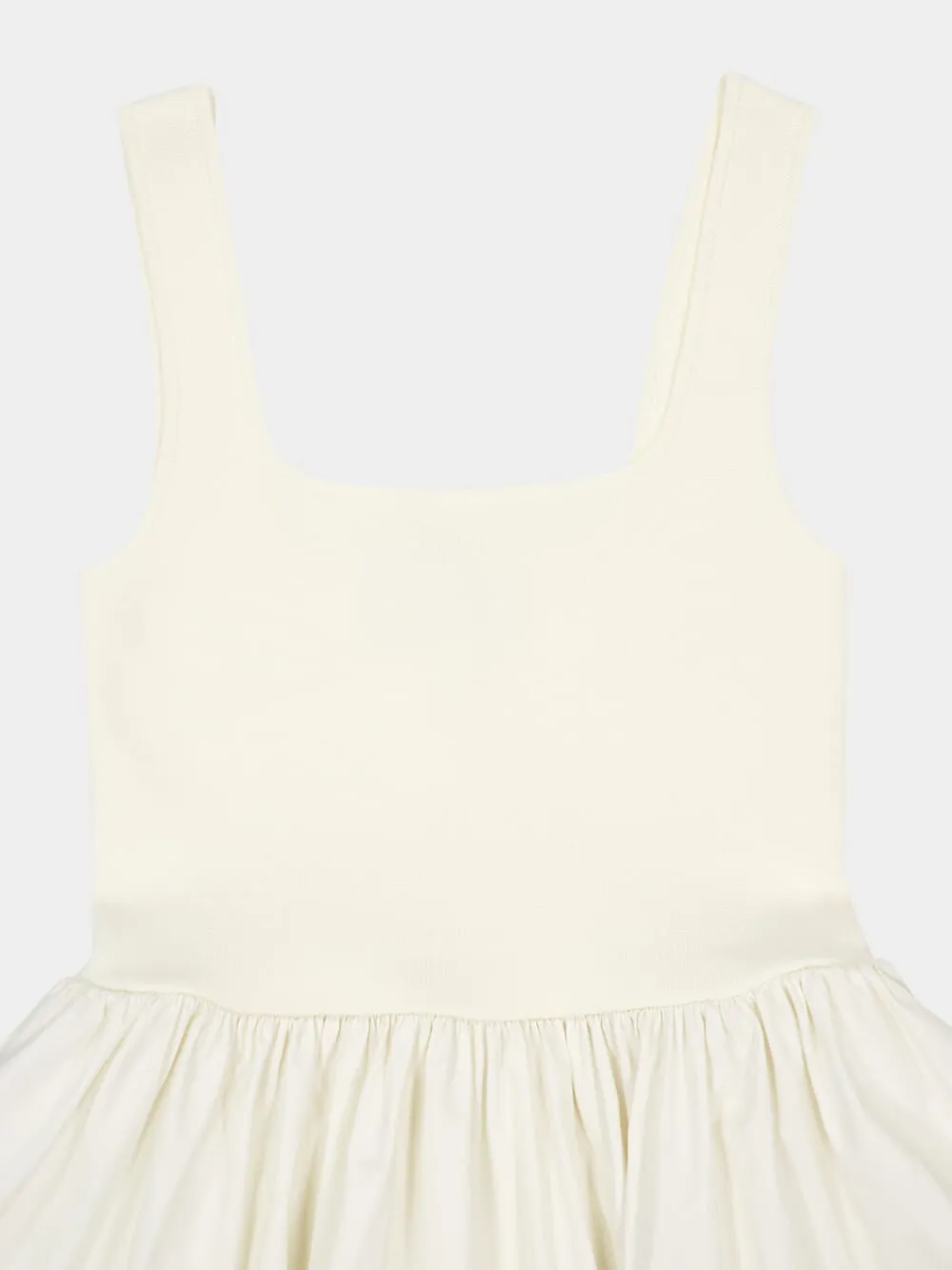 Ecru Knit and Cotton Dress sold by Fashion Clinic product image thumbnail 5