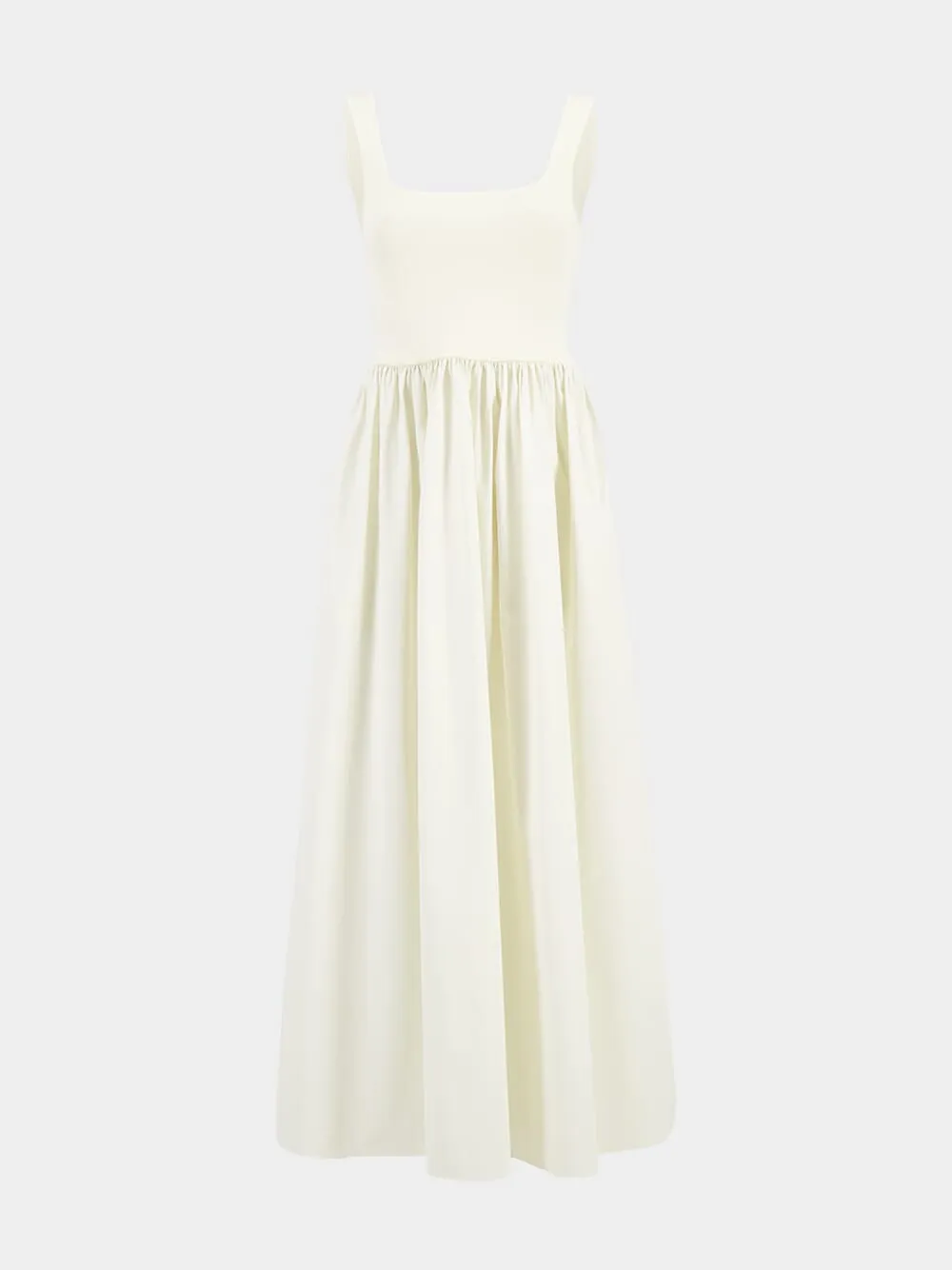 Ecru Knit and Cotton Dress sold by Fashion Clinic product image thumbnail 2