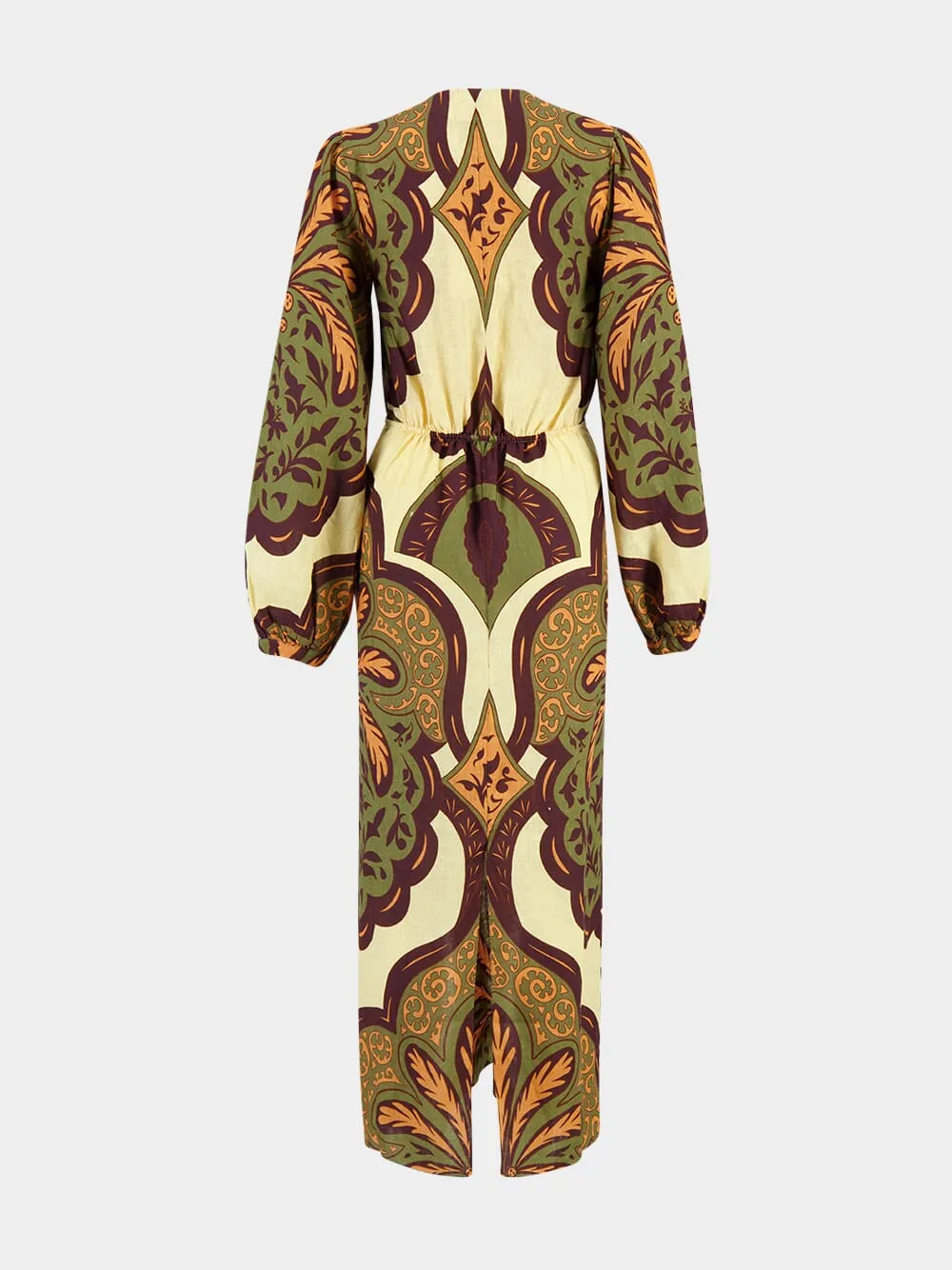 Across Paradise Linen Midi Dress sold by Fashion Clinic product image thumbnail 4