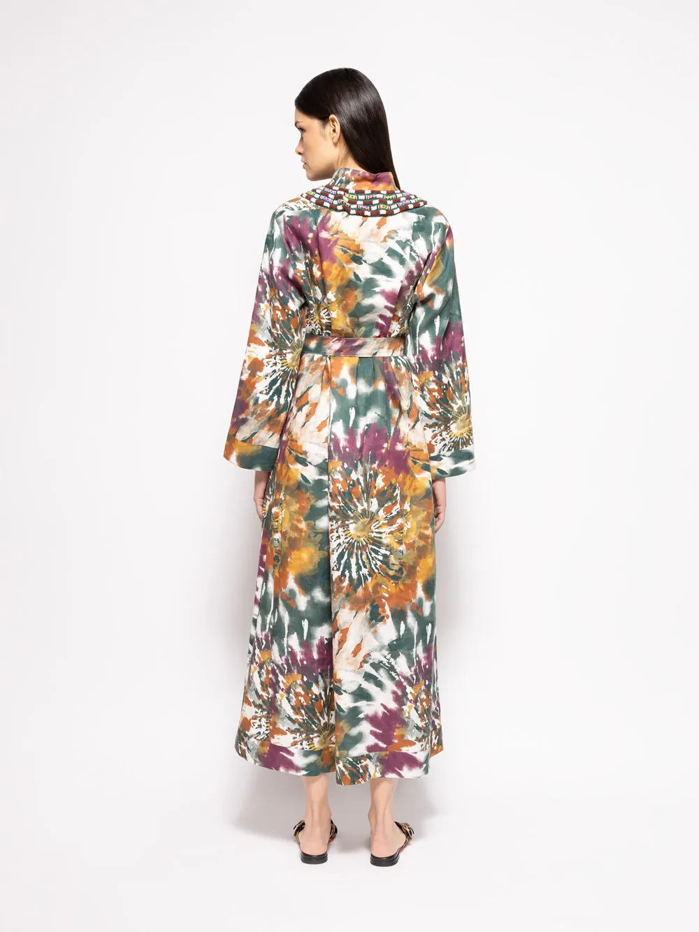 Vera Ocotillo Print Linen Dress sold by Fashion Clinic product image thumbnail 5