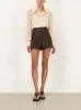 Espresso Illuminate Tailored Shorts sold by Fashion Clinic