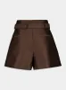 Espresso Illuminate Tailored Shorts sold by Fashion Clinic