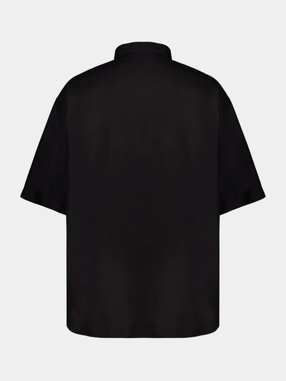 Black Logo-Embroidered Shirt sold by Fashion Clinic product image thumbnail 2