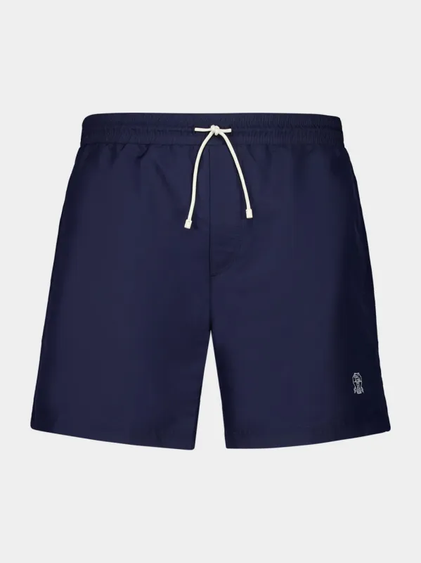 Navy Blue Swim Shorts sold by Fashion Clinic