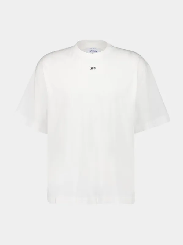 White Vibe Arrow Graphic T-Shirt sold by Fashion Clinic