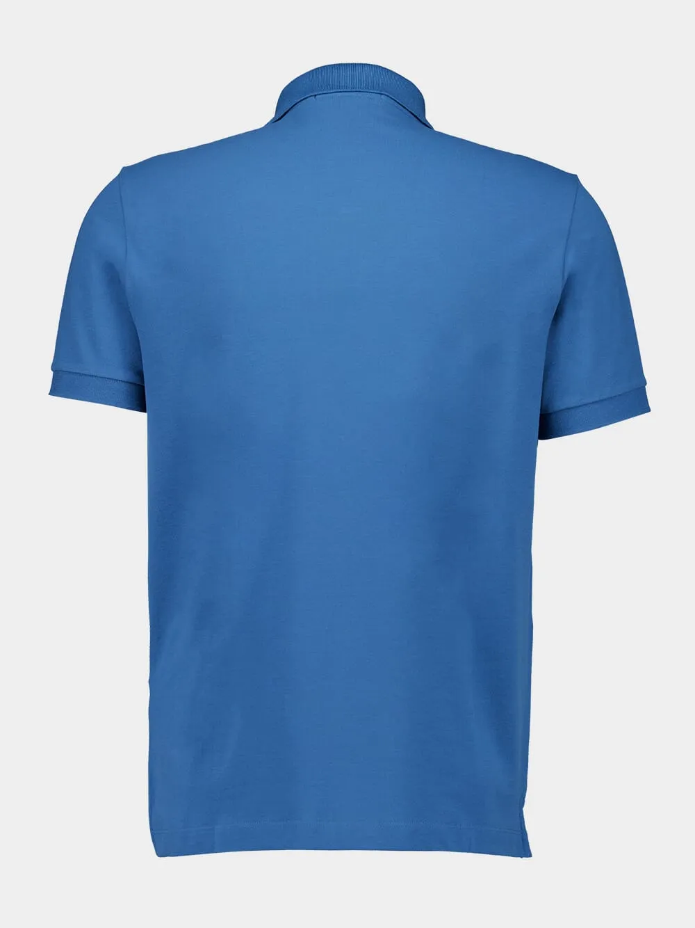 Avio Blue Slim Fit Short Sleeve Polo Shirt sold by Fashion Clinic product image thumbnail 3
