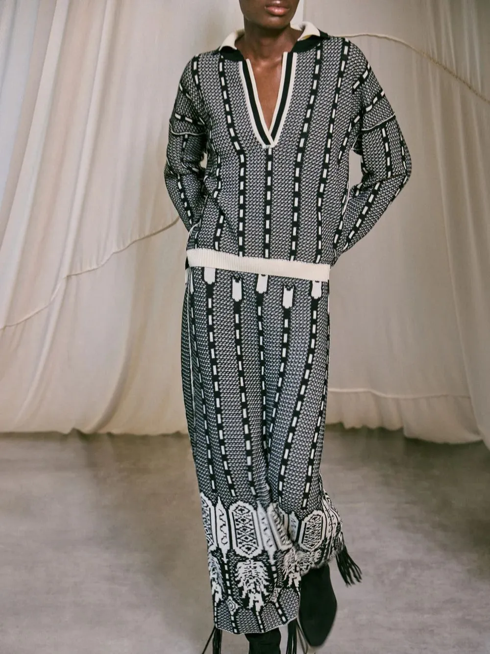 Energy Matrix Midi Skirt sold by Fashion Clinic product image thumbnail 2