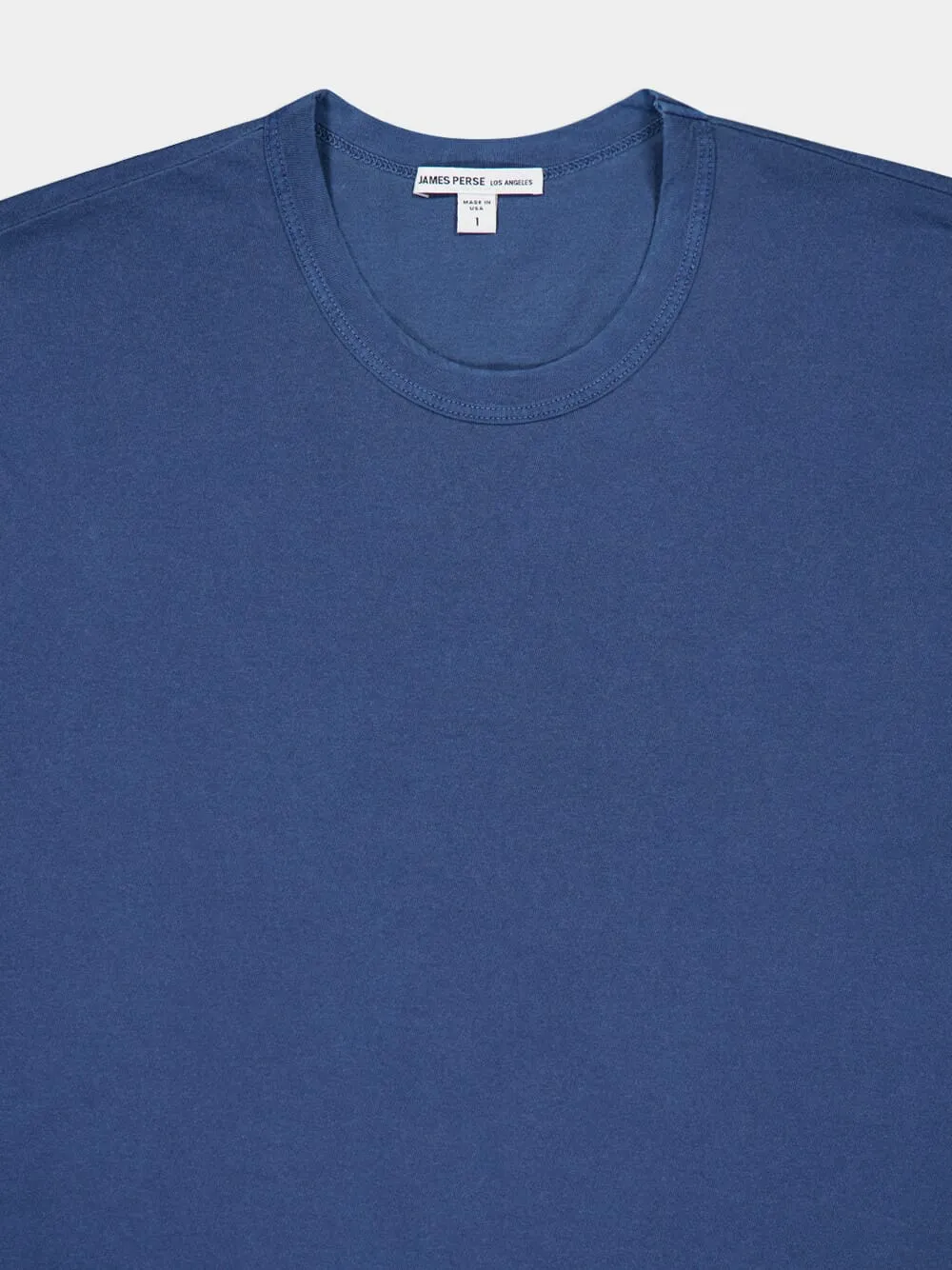 Lake Pigment Cotton Crew Neck T-Shirt sold by Fashion Clinic product image thumbnail 3