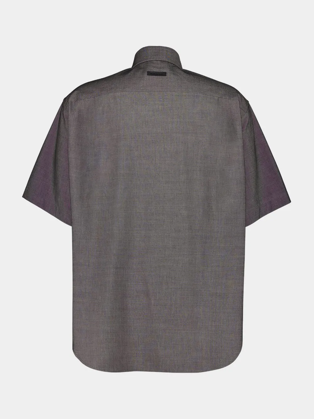 Melange Titanium Oxford Shirt sold by Fashion Clinic product image thumbnail 2