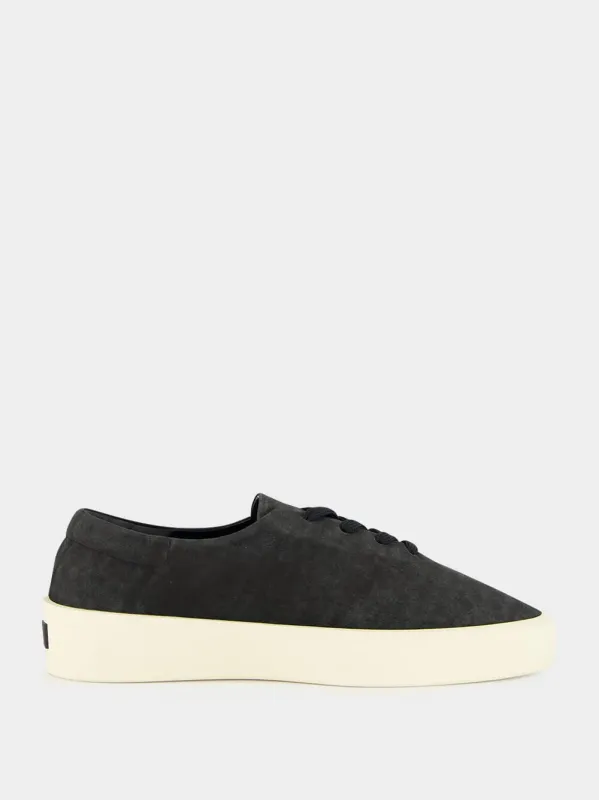 Black 101 Suede Deck Sneaker sold by Fashion Clinic