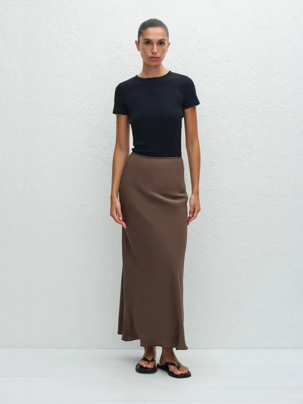 Truffle Bias Elastic Skirt sold by Fashion Clinic product image thumbnail 2