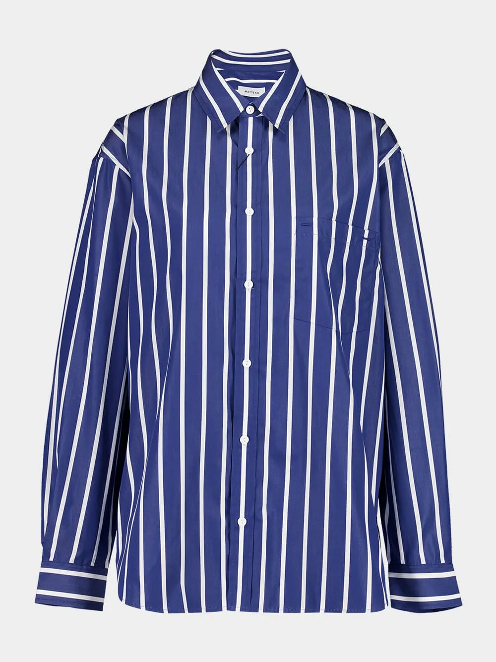 Marine Stripe Classic Shirt sold by Fashion Clinic product image thumbnail 2