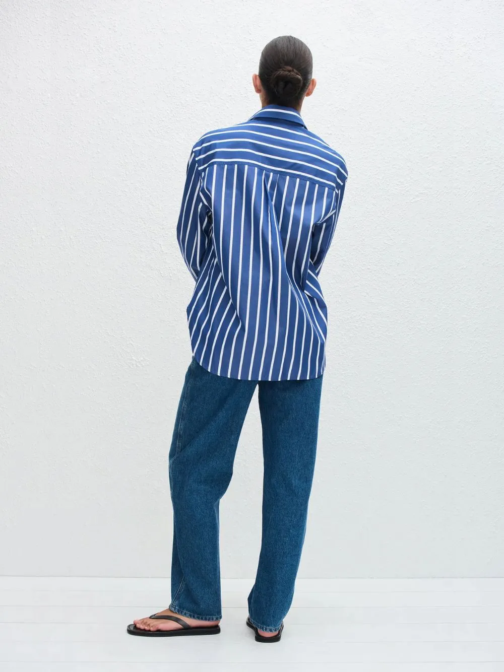 Marine Stripe Classic Shirt sold by Fashion Clinic product image thumbnail 3
