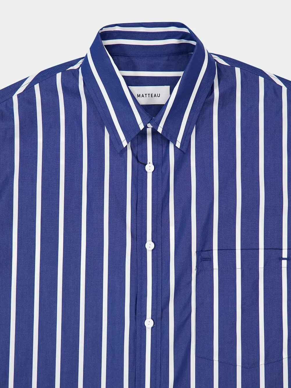 Marine Stripe Classic Shirt sold by Fashion Clinic product image thumbnail 5