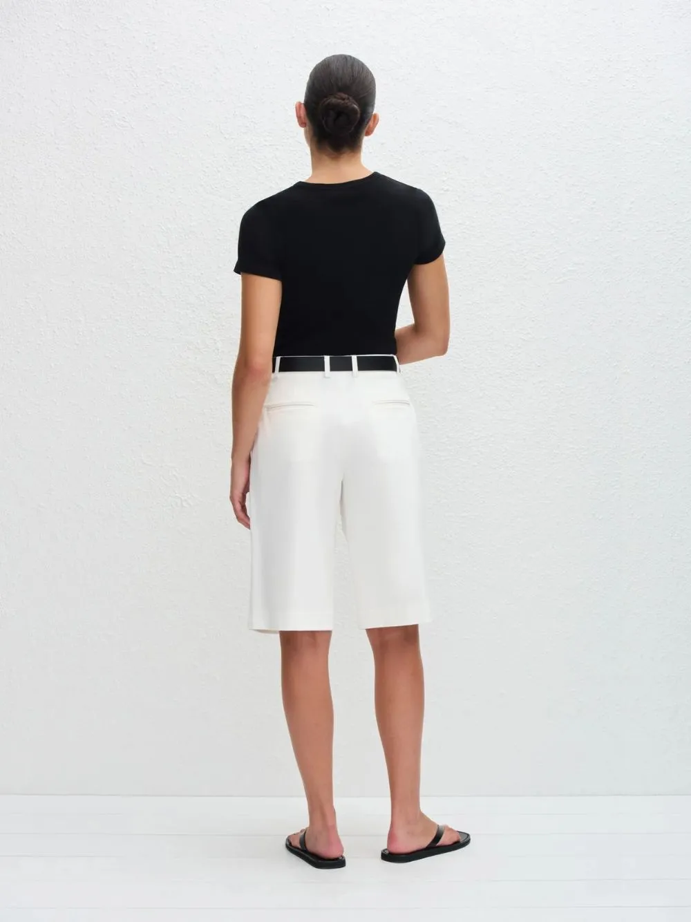 Chalk Long Chino Short sold by Fashion Clinic product image thumbnail 4