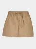 Stone Beige Relaxed Shorts sold by Fashion Clinic
