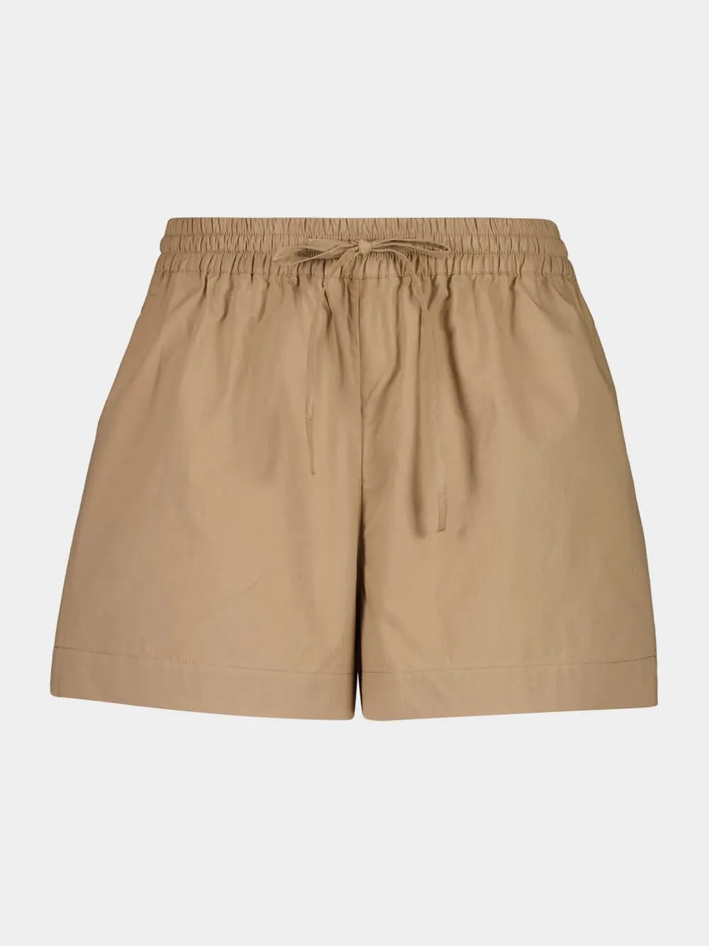 Stone Beige Relaxed Shorts sold by Fashion Clinic product image thumbnail 2