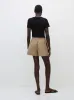 Stone Beige Relaxed Shorts sold by Fashion Clinic
