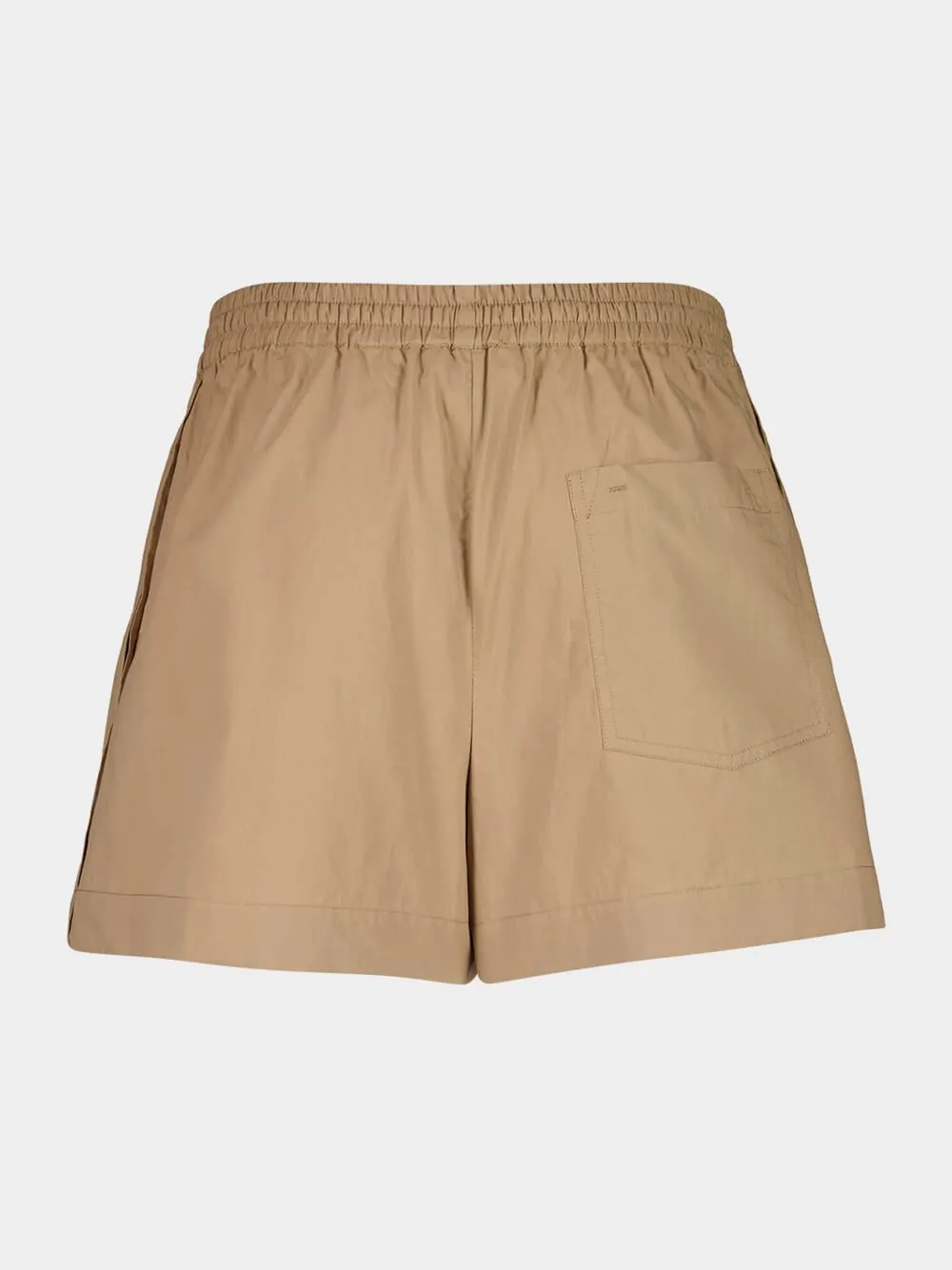 Stone Beige Relaxed Shorts sold by Fashion Clinic product image thumbnail 4