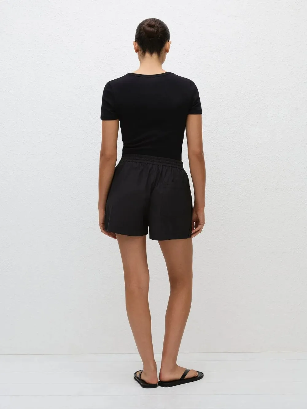 Black Relaxed Shorts sold by Fashion Clinic product image thumbnail 4