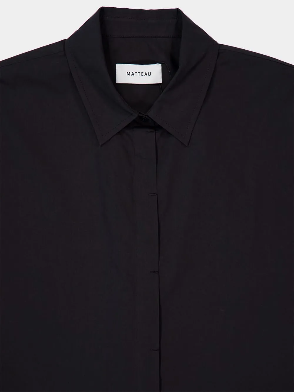 Black Relaxed Sleeveless Shirt sold by Fashion Clinic product image thumbnail 4