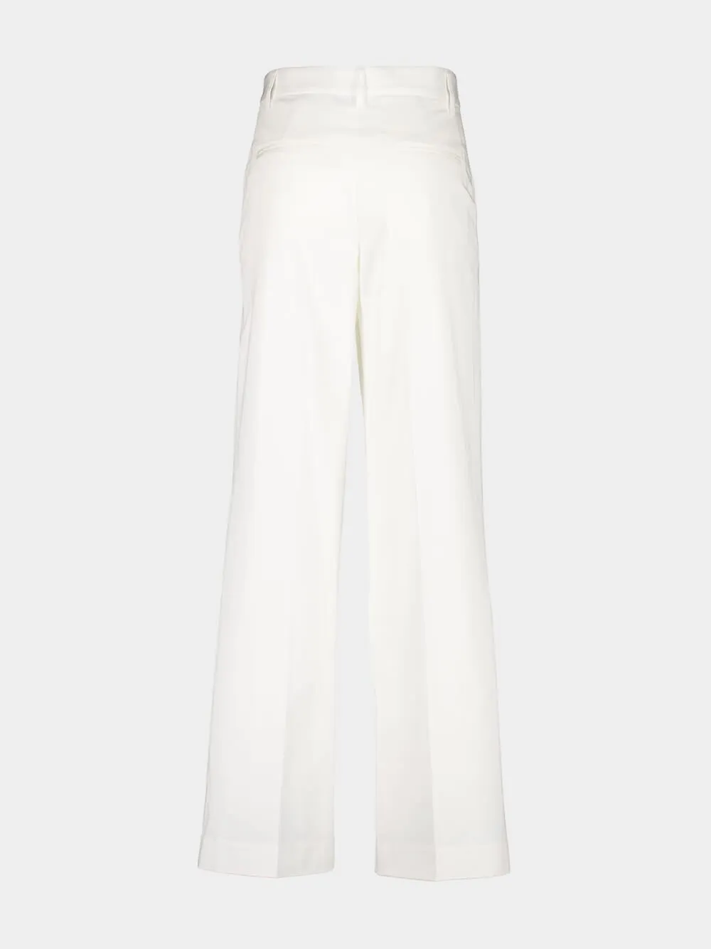 Chalk Straight Twill Trouser sold by Fashion Clinic product image thumbnail 4