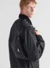 Black Re-Nylon and Saffiano Leather Belt Bag sold by Fashion Clinic