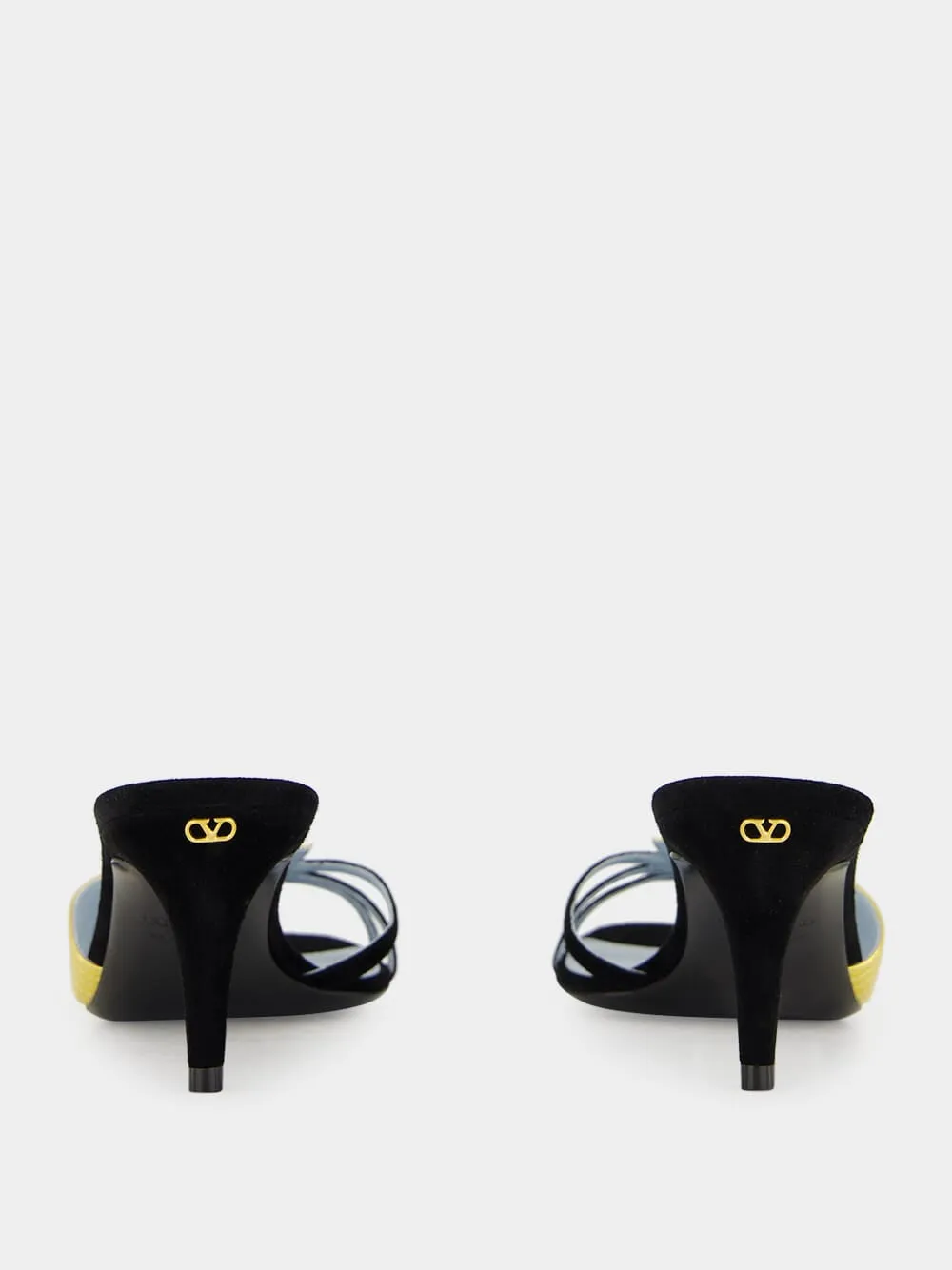 Foliefoliage Gold Suede Slide Sandal sold by Fashion Clinic product image thumbnail 5