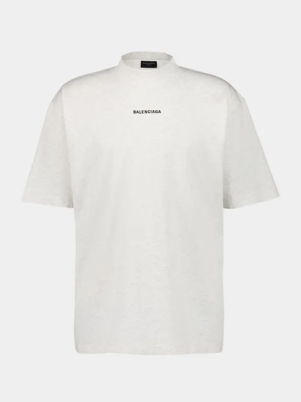 Back T-shirt Medium Fit in Off-White sold by Fashion Clinic