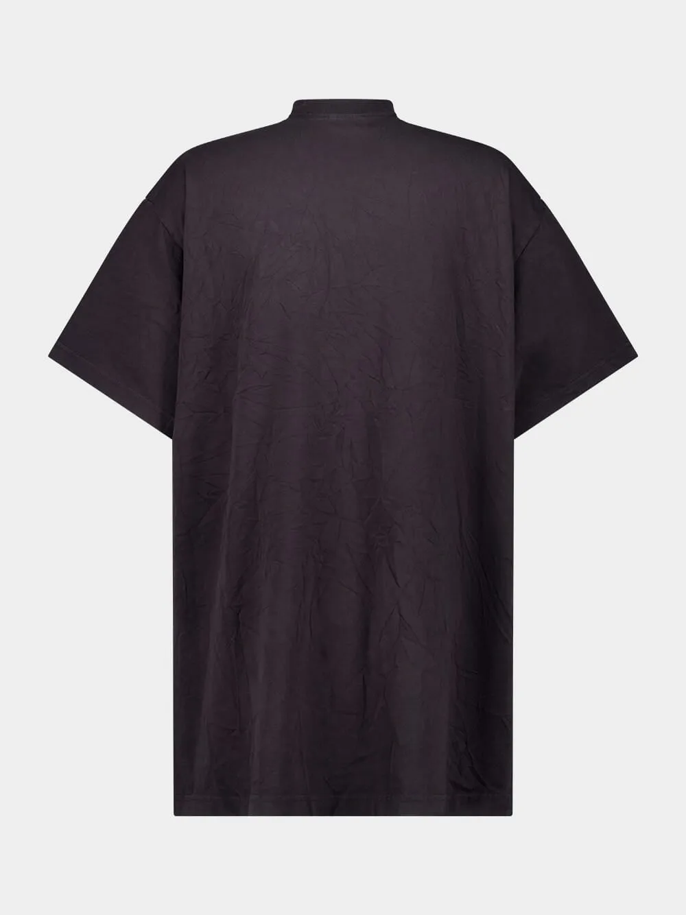 Black Oversized Logo T-Shirt sold by Fashion Clinic product image thumbnail 2