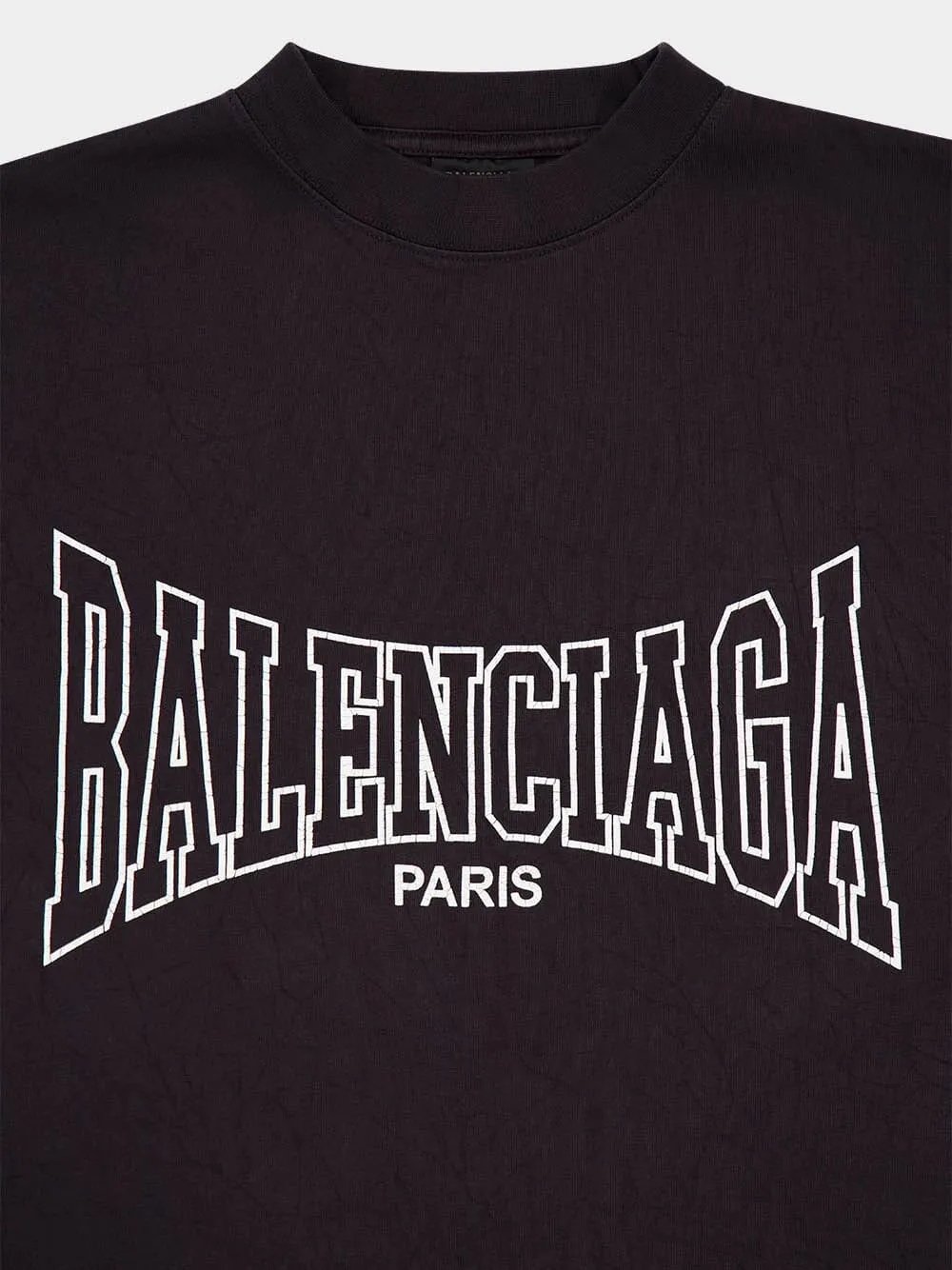 Black Oversized Logo T-Shirt sold by Fashion Clinic product image thumbnail 3