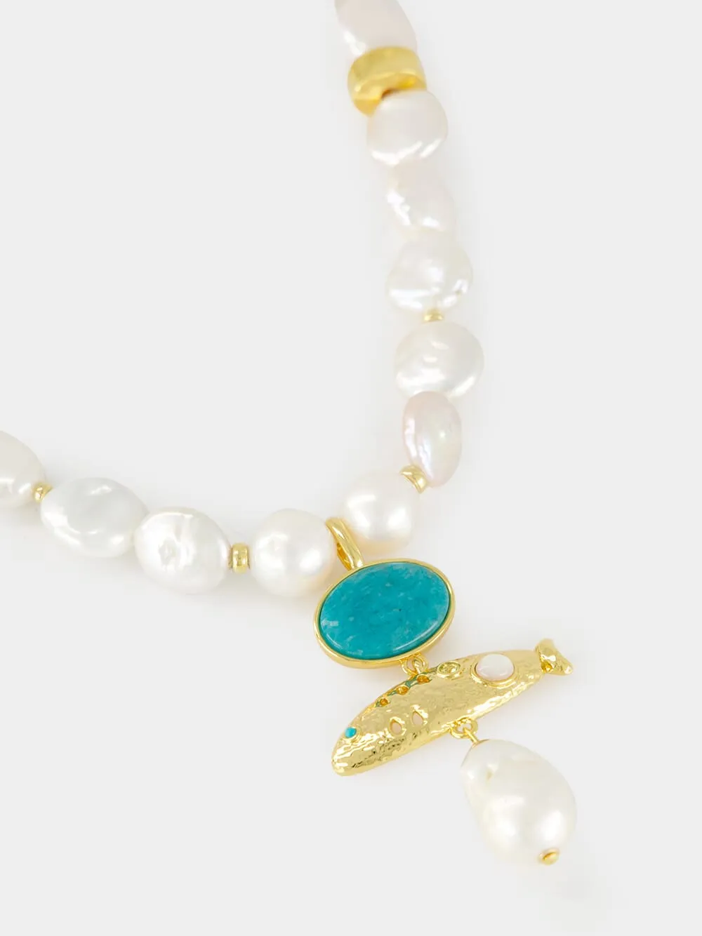 Sardina Pearl Necklace sold by Fashion Clinic product image thumbnail 3