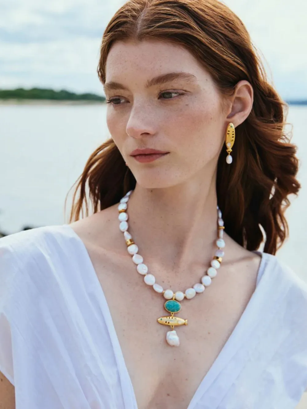 Sardina Pearl Necklace sold by Fashion Clinic